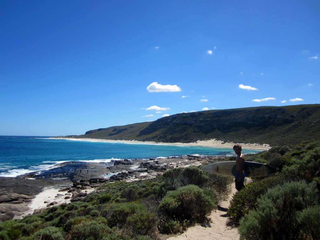 the perfect spot for a leash free surf